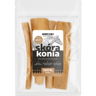 Przysmak dla psa UNISZKI Skóra konia 100 g