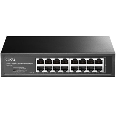 Switch CUDY GS1016E Gigabit Ethernet, 16 portów, Zarządzalny