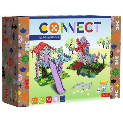 Klocki plastikowe TREFL Connect 2w1 Domek na drzewie / Wiatrak 61978