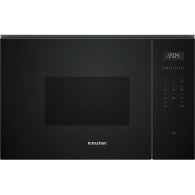 Kuchenka mikrofalowa SIEMENS BF525LMB1 IQ500 800W średnica 25.5 cm pojemność 20L TouchControl CookControl Czarny