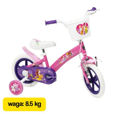 Rower dziecięcy HUFFY Disney Princess 12 cali Różowy Wzrost: 85-100 cm Wiek: 3-5 lat