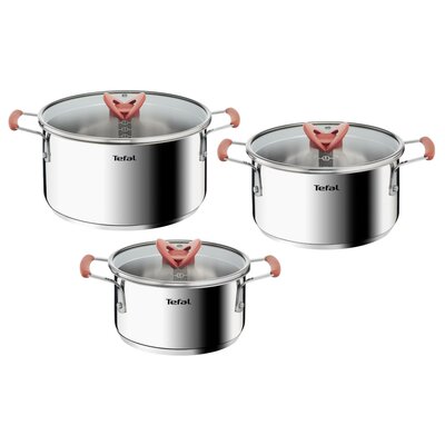 Zestaw garnków TEFAL Opti Space G720S674 (6 elementów)