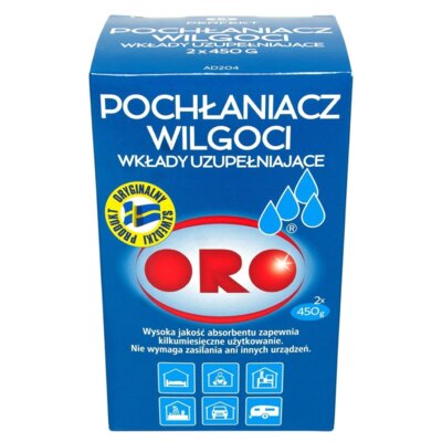 Pochłaniacza wilgoci ORO AD204 2 x 450 g
