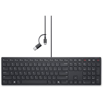 Klawiatura DELL Pro Silent Wired Collaboration KB525C US
