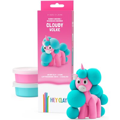 Masa plastyczna HEY CLAY Jednorożce Cloudy HCL30138CEE
