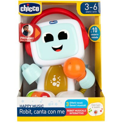 Zabawka edukacyjna CHICCO Happy Music Śpiewający robot Robit 00011853000000