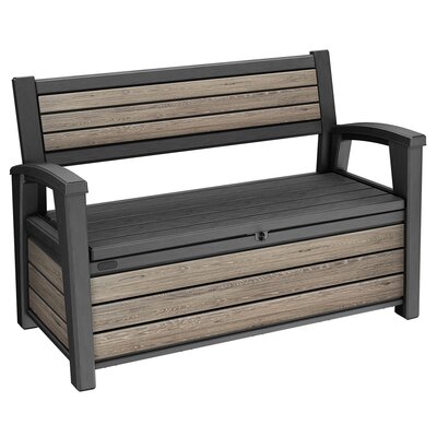 Ławka ogrodowa KETER Deco Garden Bench Popielaty