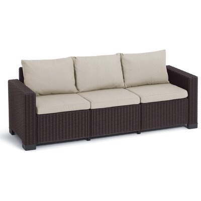 Sofa ogrodowa KETER California 3 Brązowo-beżowy