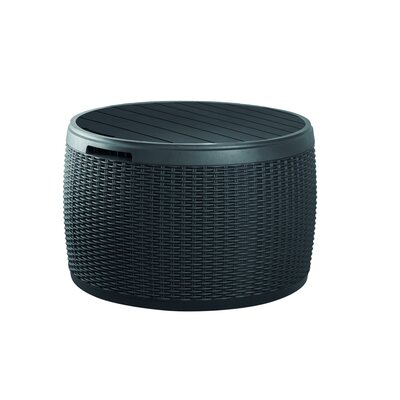Skrzynia ogrodowa KETER Circa Rattan 140 L Grafitowy