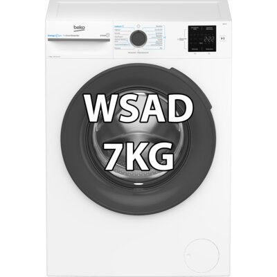 Pralka BEKO slim BM3WFU37215WAR b300 7kg 1200 obr EnergySpin SteamCure AquaWave