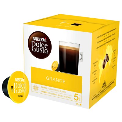 Kapsułki NESCAFE Grande do ekspresu Nescafe Dolce Gusto