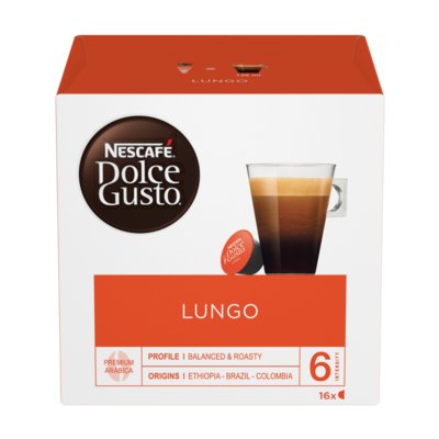 Kapsułki NESCAFE Dolce Gusto Latte Macchiato + Kapsułki NESCAFE Dolce Gusto Lungo + Kapsułki NESCAFE Dolce Gusto Cafe Au Lait + Kapsułki NESCAFE Dolce Gusto Cappuccino