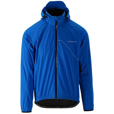 Kurtka rowerowa KROSS Hardshell Rainy (rozmiar S) Niebieski