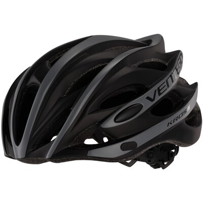 Kask rowerowy KROSS Ventego Czarny Szosowy (rozmiar M)