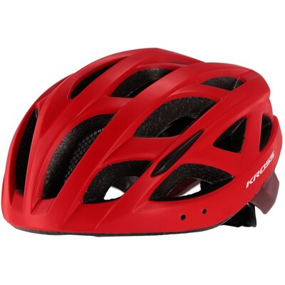Kask rowerowy KROSS Vincitore Czerwony MTB (rozmiar M)