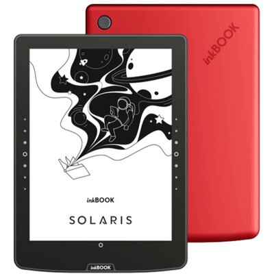 Czytnik e-booków INKBOOK Solaris 6", Podświetlany ekran, Wi-Fi, Czerwony