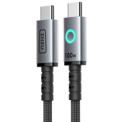 Kabel USB-C - USB-C INIU Leopard 100W 2 m Czarny