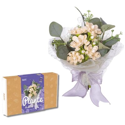 Klocki plastikowe QBI Biały bukiet kwiatów SA260499