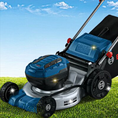 Kosiarka akumulatorowa BOSCH Professional GRA 18V2-46 06008C8000 46 cm, rozdrabnianie, 2x18 V, silnik bezszczotkowy, kosz 60L, bez akumulatora