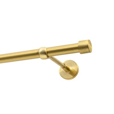 Karnisz DECASTYL Luna pojedynczy 400 cm Mosiądz Satyna