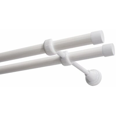 Karnisz DECASTYL Luna podwójny 400 cm Biały