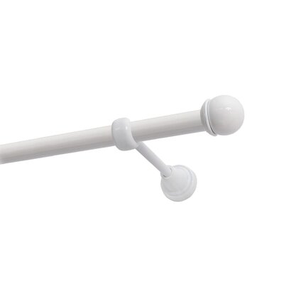 Karnisz DECASTYL Gałka Max pojedynczy 200 cm Biały