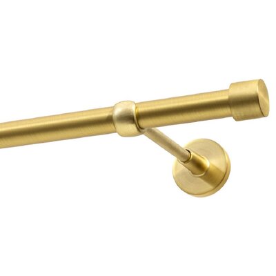 Karnisz DECASTYL Luna pojedynczy 320 cm Mosiądz Satyna