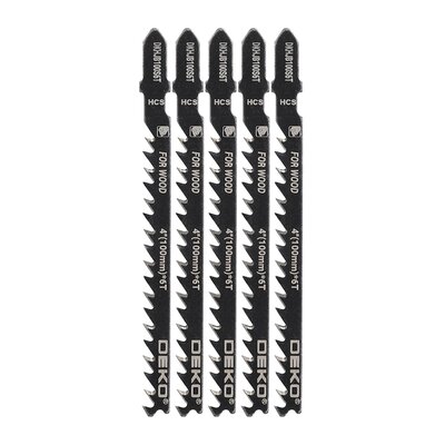 Zestaw brzeszczotów DEKO DKHJB100S6T-5 (5 szt.)