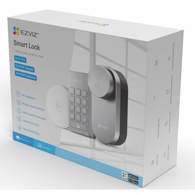Zamek szyfrowy EZVIZ DL01 PRO+DL01CP+A3(KIT)