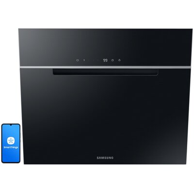 Okap SAMSUNG Smart NK24C7070WB Czarne szkło 585m3/h 68dB klasa B
