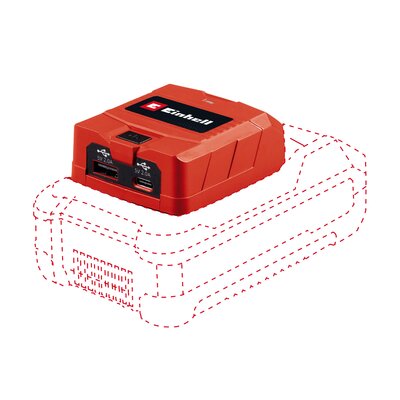 Adapter EINHELL TC-CP 18 Li USB A/C-Solo 4514148