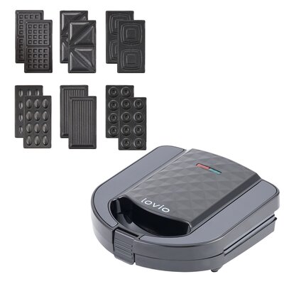 Opiekacz do kanapek LOVIO HOME LVSM001BK 6w1