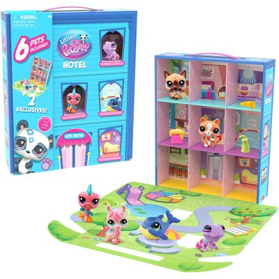 Zestaw figurek TM TOYS Littlest Pet Shop Hotel dla zwierząt LPS00595