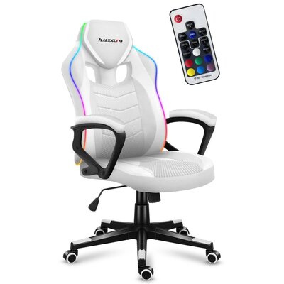 Fotel HUZARO Force 2.5 RGB Biały