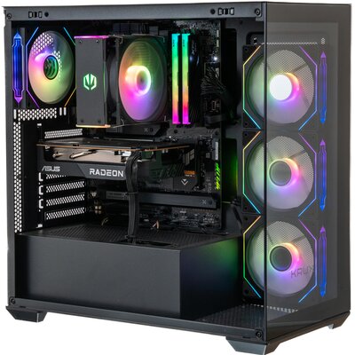 Komputer MAD DOG KRUX-EXO-I02WR32WH i5-13400F 32GB RAM 1TB SSD Radeon RX7600 Wi-Fi Windows 11 Home