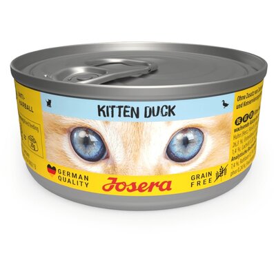 Karma dla kota JOSERA Kitten Duck Kaczka 85 g