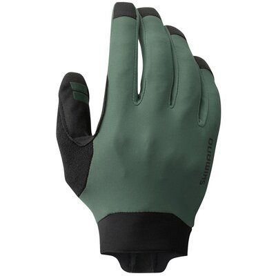 Rękawiczki rowerowe SHIMANO Enduro (rozmiar XL) Oliwkowy