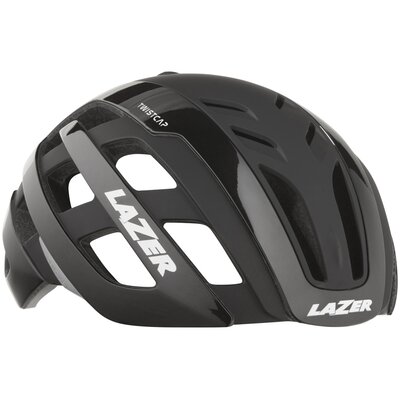 Kask rowerowy LAZER Century Czarny mat Szosowy z lampką (rozmiar M)