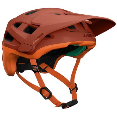 Kask rowerowy LAZER Jackal KinetiCore Pomarańczowy MTB (rozmiar S)
