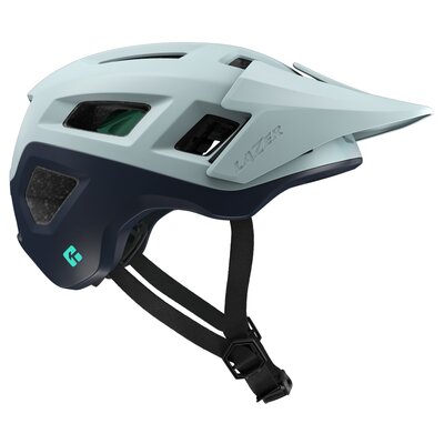 Kask rowerowy LAZER Coyote KinetiCore Niebieski mat MTB (rozmiar S)