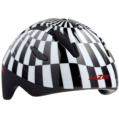 Kask rowerowy LAZER Bob+ Biało-czarny dla Dzieci (rozmiar XS)