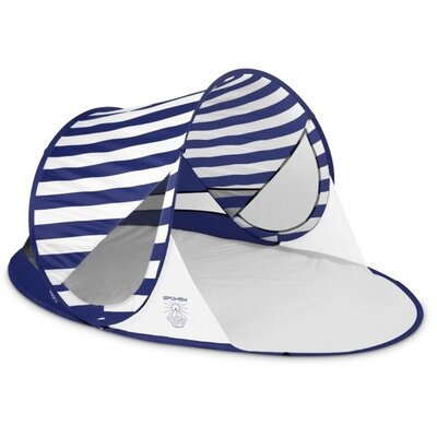 Parawan plażowy SPOKEY Stratus Biało-niebieski
