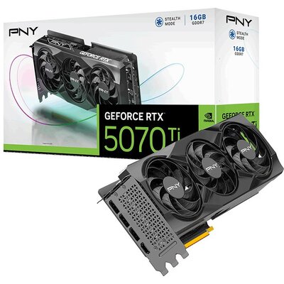 Karta graficzna PNY GeForce RTX 5070 Ti STD Triple Fan 16GB DLSS 4