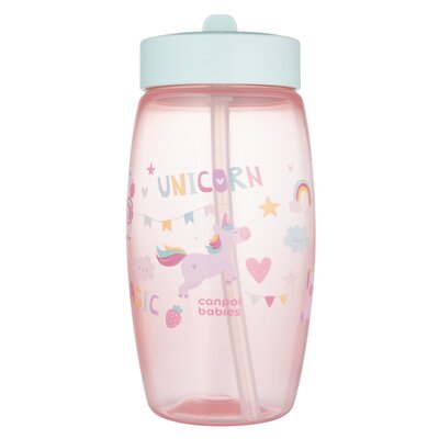 Bidon CANPOL BABIES Jednorożec 56/618 400 ml Różowy