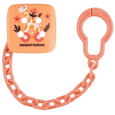 Łańcuszek do smoczka CANPOL BABIES Toys Różowy