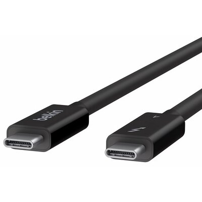 Kabel USB-C - USB-C BELKIN INZ003BT1MBK Thunderbolt 4 100W 1 m Czarny