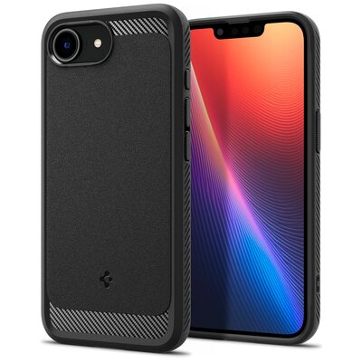 Etui SPIGEN Rugged Armor Mag MagSafe do Apple iPhone 16e Czarny mat