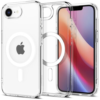 Etui SPIGEN Ultra Hybrid Mag MagSafe do Apple iPhone 16e Biały