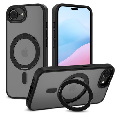 Etui TECH-PROTECT MagRing MagSafe do Apple iPhone 16e Czarny mat