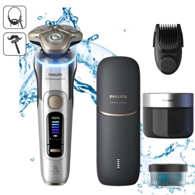 Golarka PHILIPS Seria i9000 Prestige Ultra SkinIQ Pro XP9404/46 Na mokro i sucho